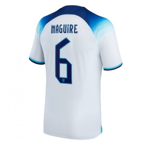England Harry Maguire #6 Hjemmebanetrøje VM 2022 Kort ærmer